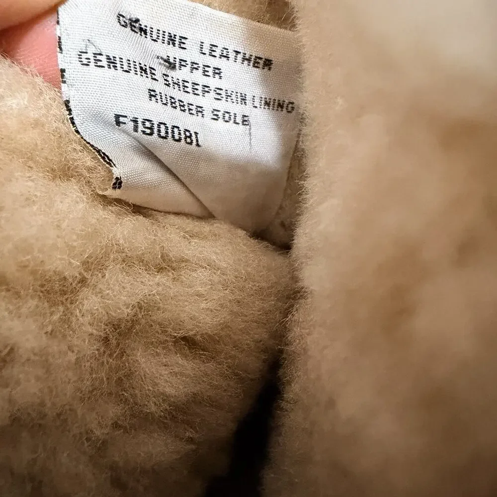 UGG Australia Ultimate Short Boots for Women, Size US 8 Tan Leather